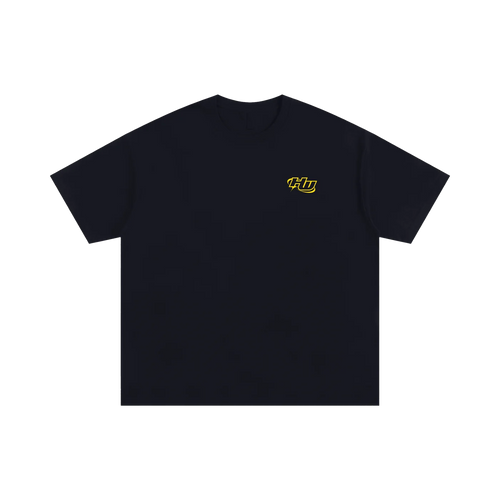 Black Hardwerke streetwear tee front stylin logo y2k aesthetic 