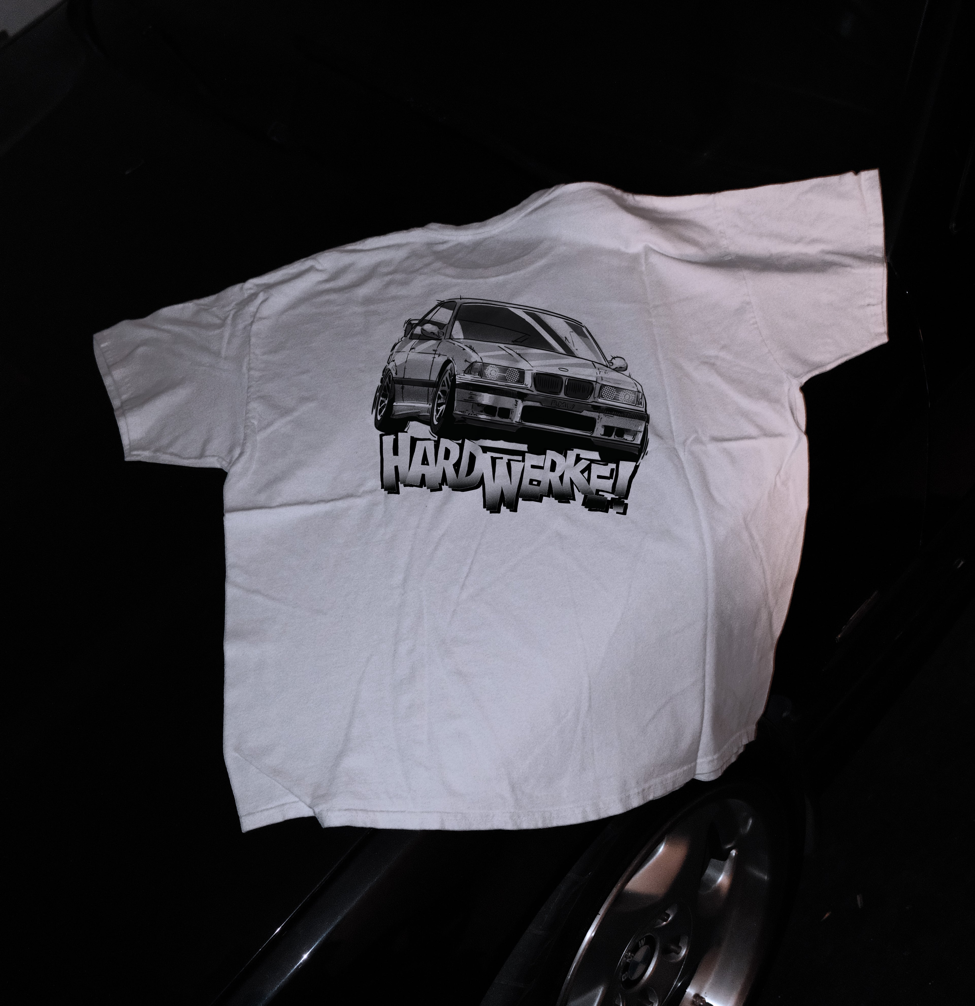 CORNER CARVER | WHITE | OVERSIZED TEE
